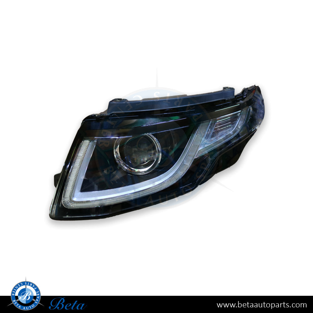 Left Side Headlamp for Range Rover Evoque 2016-up models, Part Number LR072619 Left Side Headlamp for Range Rover Evoque 2016-up models, Part Number LR072619